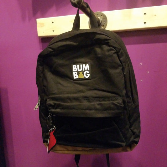 Bumbag | Black - Dragon Pattern Inside Backpack