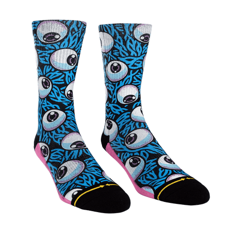 MERGE4 | Jimbo Phillips - Blue Eye Crew Socks (MEDIUM)