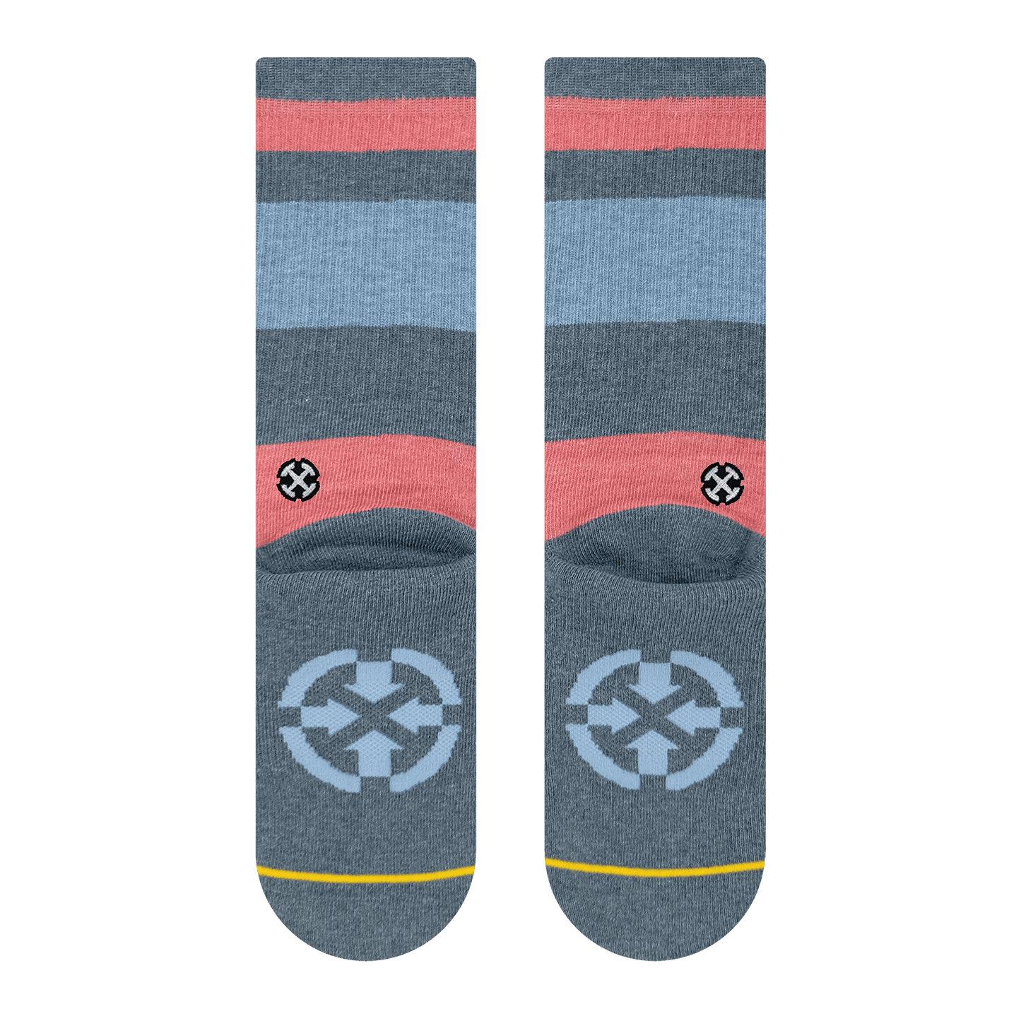 MERGE4 | Blue/Red Stripes Socks (Large)