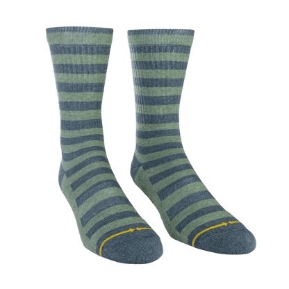 MERGE4 | Pencil Stripe Crew Socks - Large