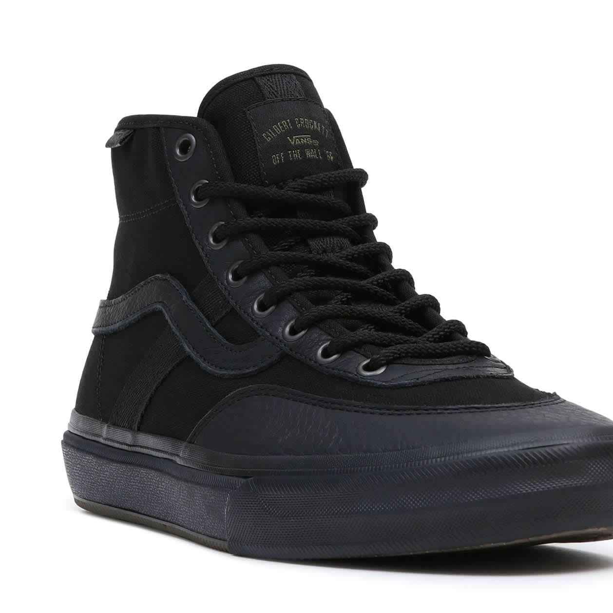Vans | Crockett High - Butter Leather Black/Black