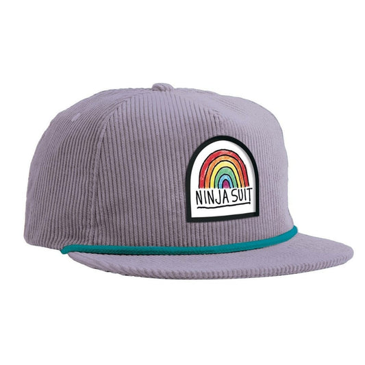 Airblaster | Ninja Rainbow Corduroy Hat - Dark Lavender