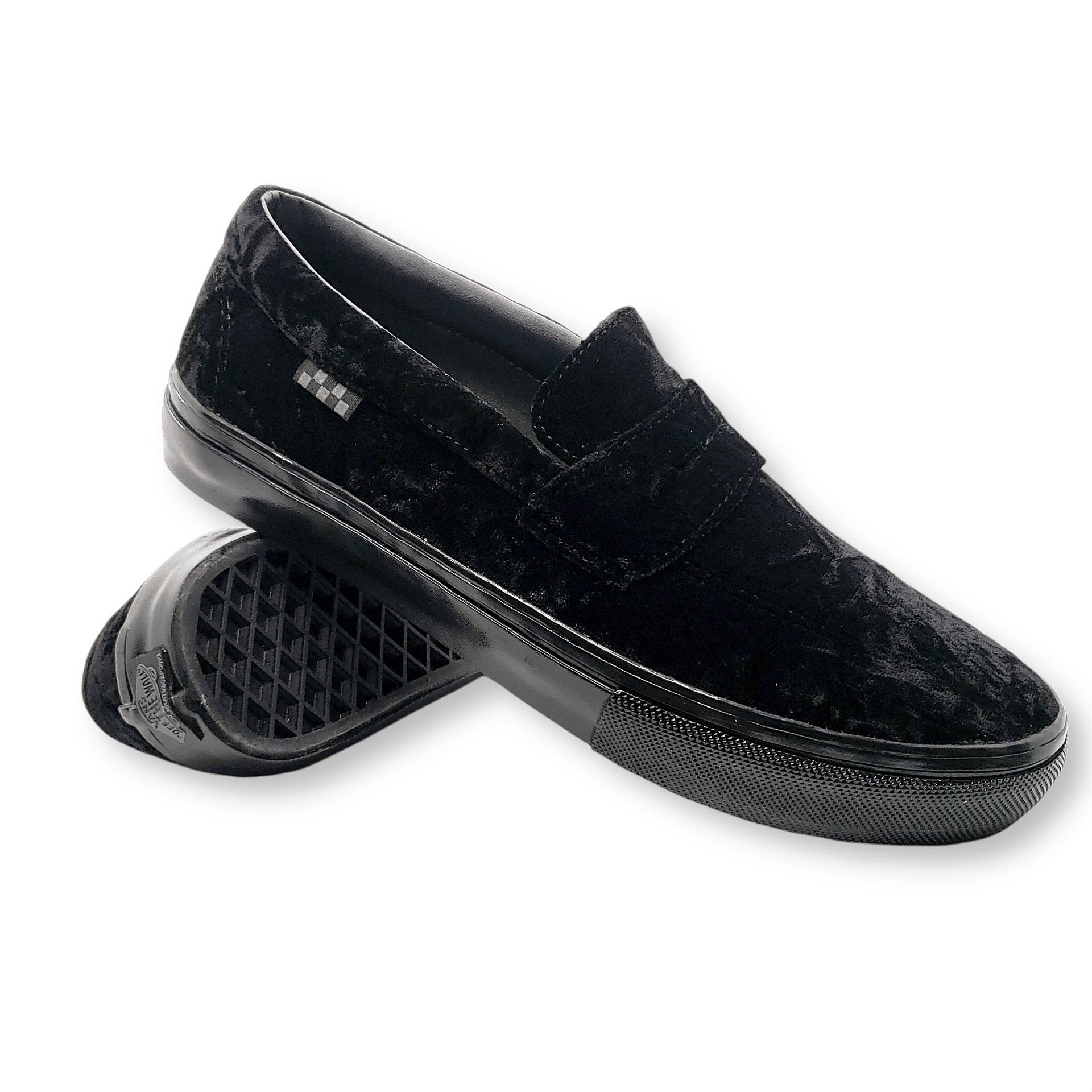 Vans | Skate Style 53 Loafer - (Velvet) Black – THIS Skateshop Vans | Skate Style 53 Loafer - (Velvet) Black – THIS Skateshop