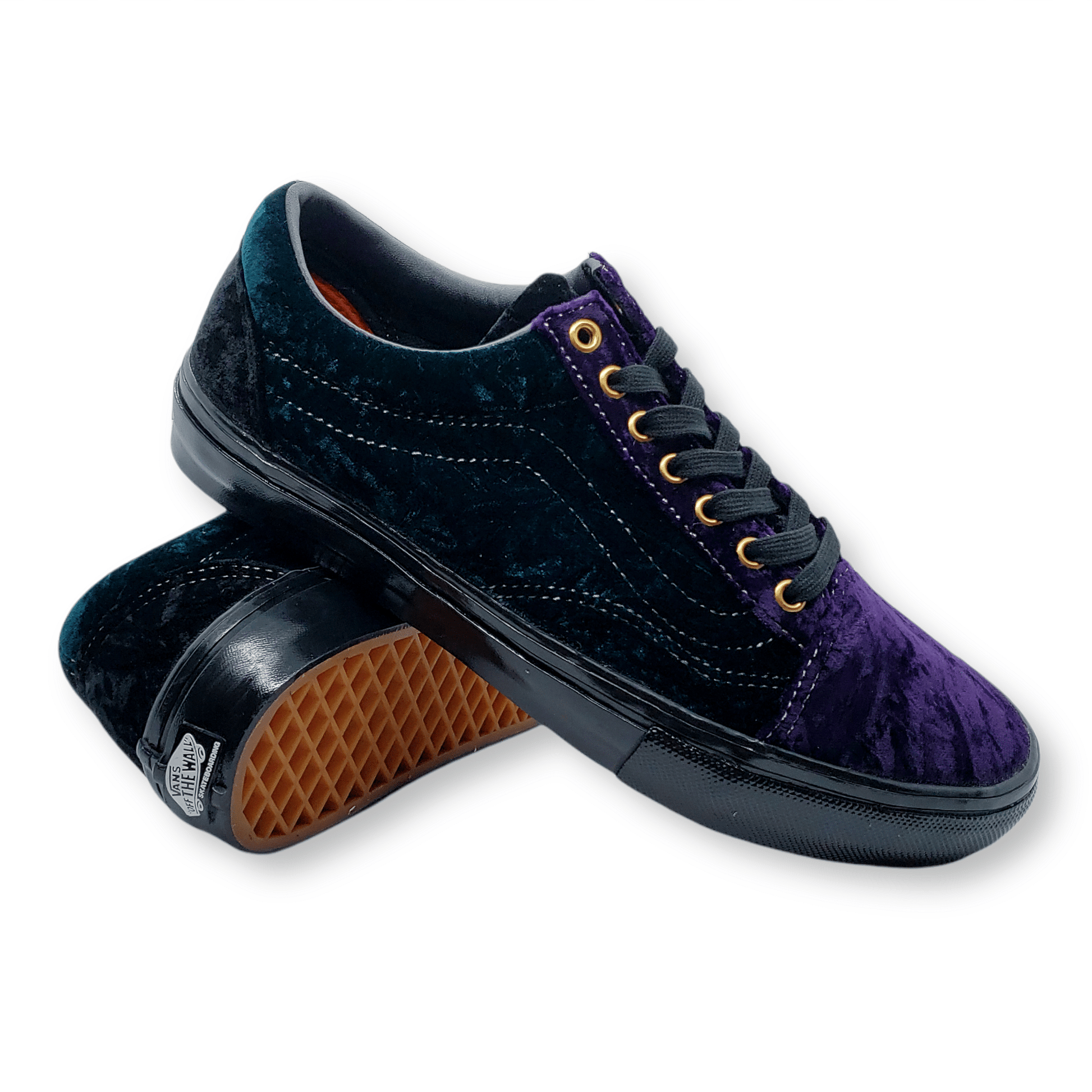 Teal and purple vans sales