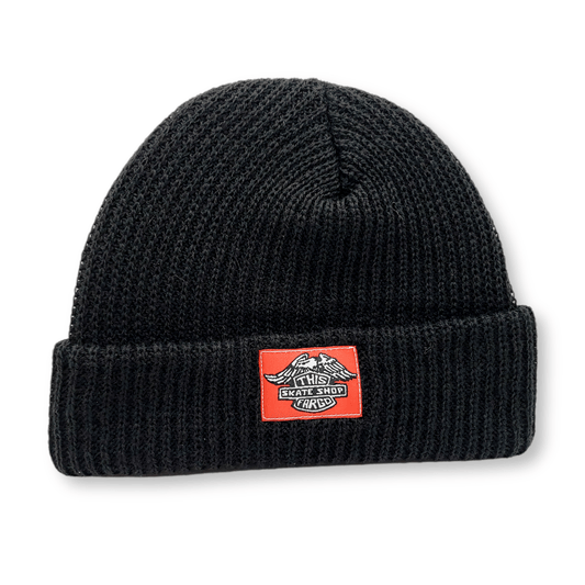 THIS Skateshop | Dirty Bird Beanie - Black