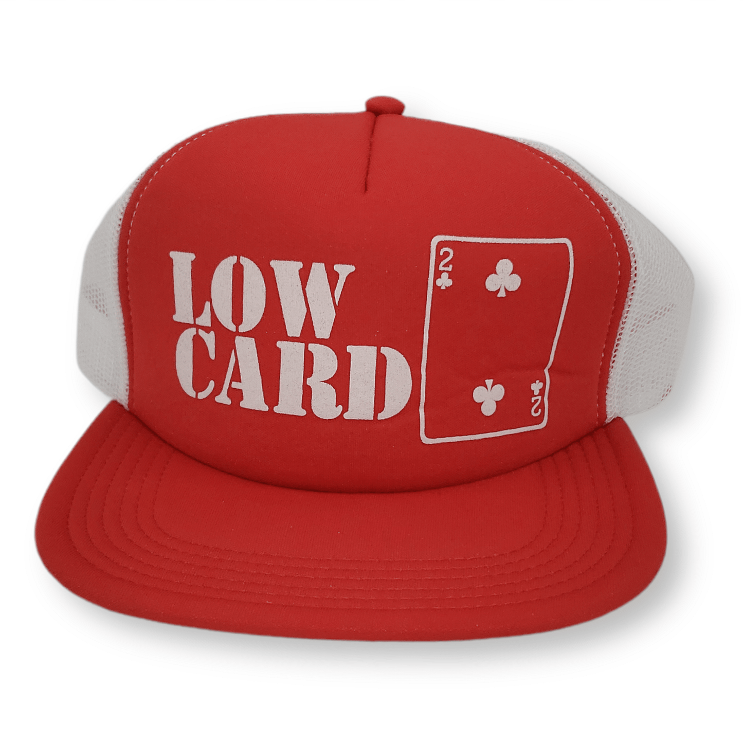 Lowcard | Original Logo Mesh Hat - Red/White