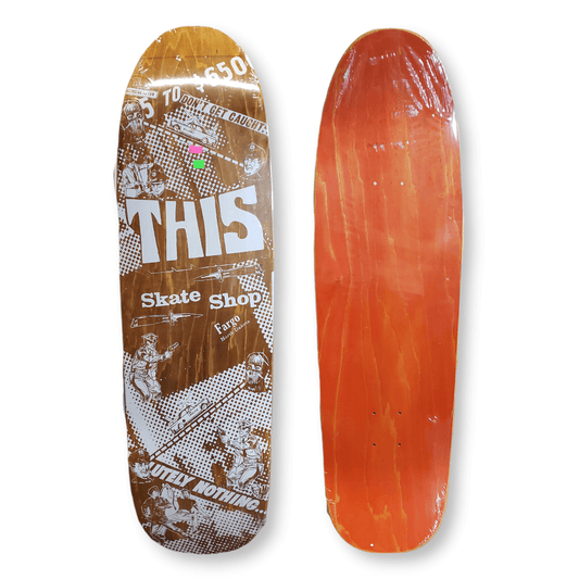 THIS | 9.125" Pool Shape Policia Deck By Justin Seng - Various Colors (Free Stretchy Handcuffs!)