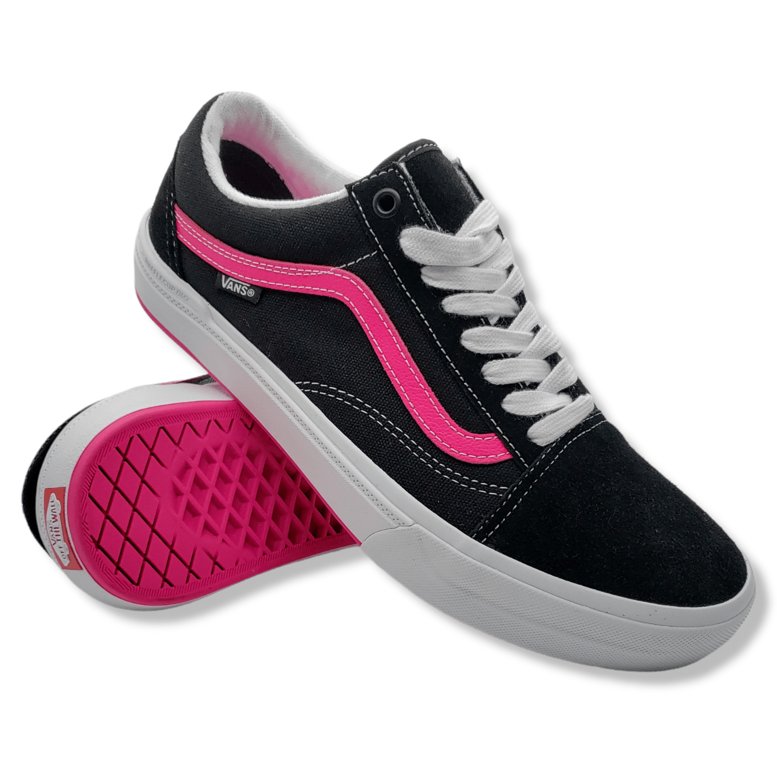 Vans BMX Old Skool Black Neon Pink THIS Skateshop