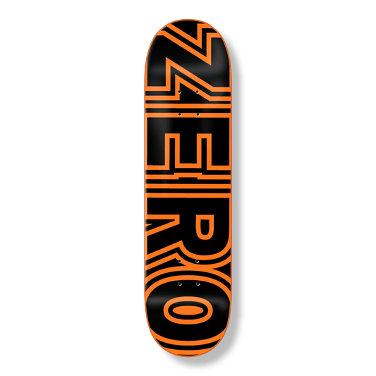 Zero | 8.25" Bold Logo Fluorescent Orange