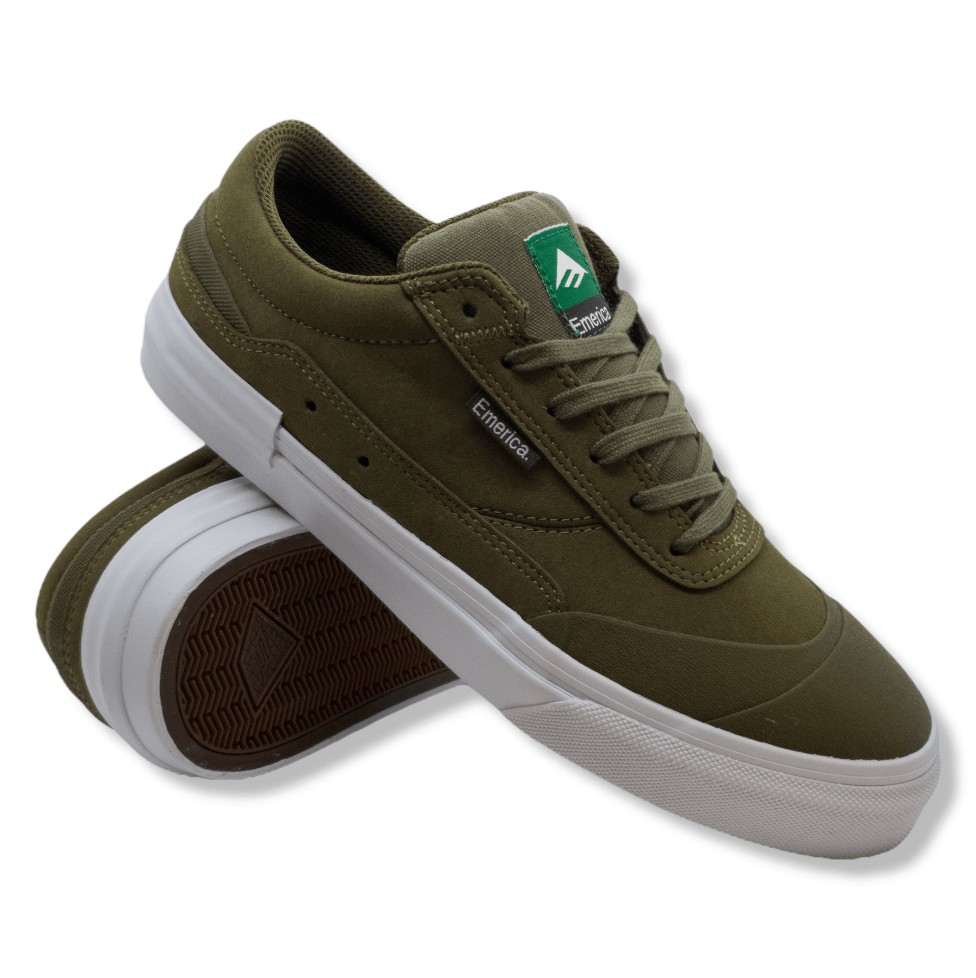 Emerica Vulcano Olive Vegan THIS Skateshop
