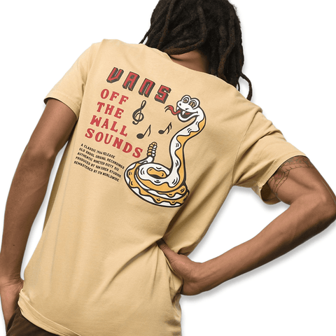 Vans | Off The Wall Sounds T-shirt - Taupe