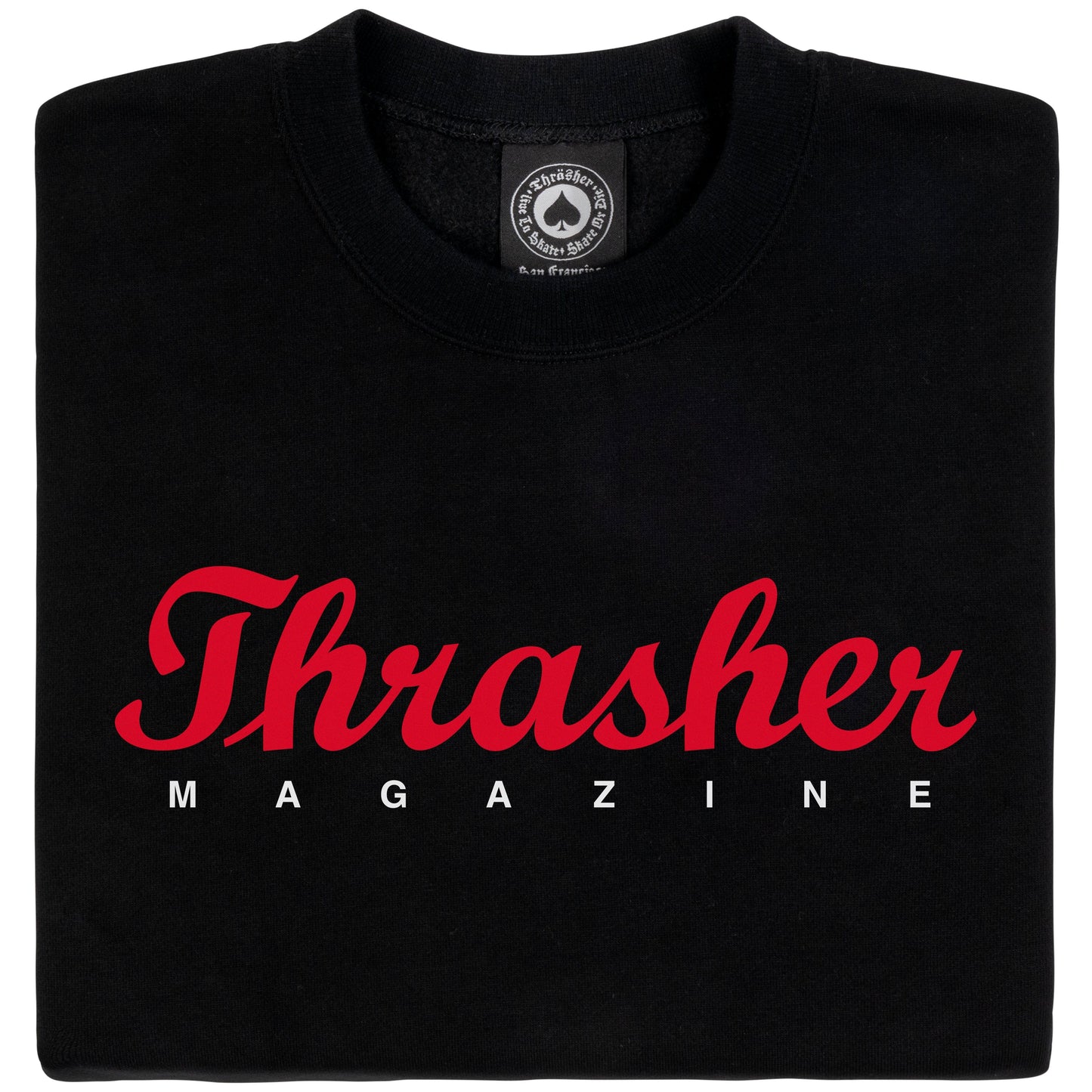 Thrasher | Script Crewneck - Black