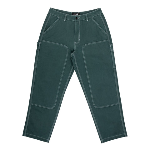 Welcome | Brace Double-Knee Canvas Carpenter Pant - Spruce
