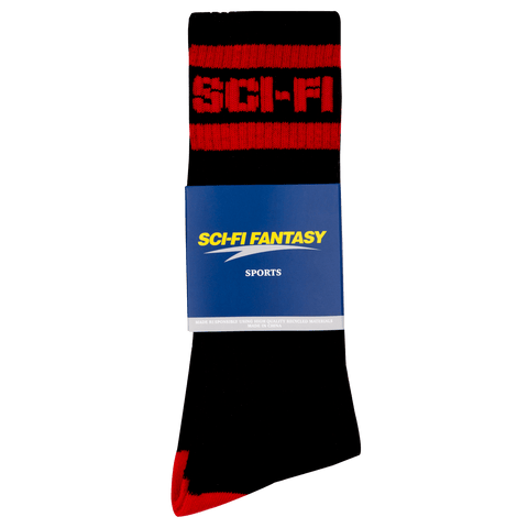 Sci-Fi Fantasy | Preformance Logo Socks - Black
