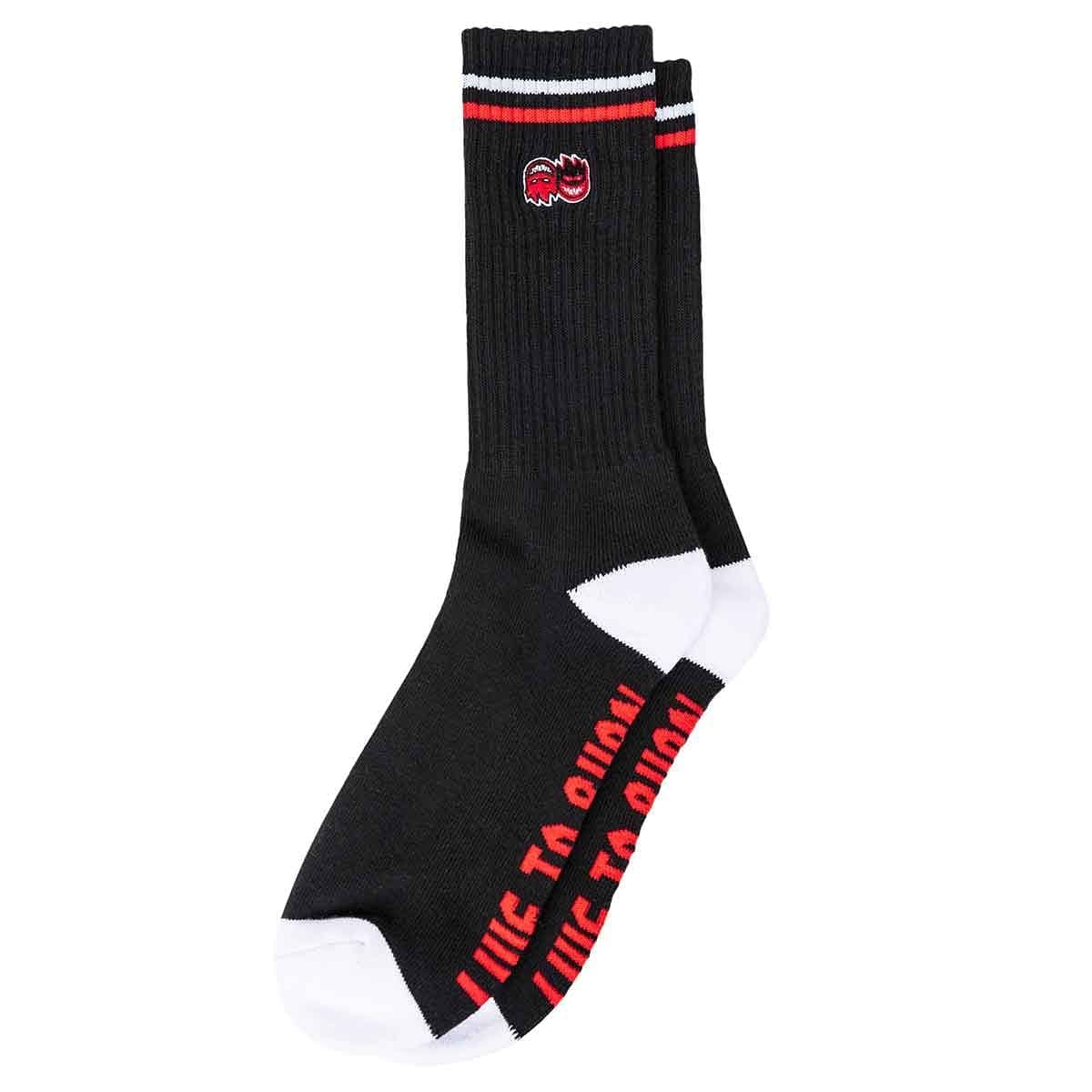 Spitfire | Eternal Sock - Black/White/Red