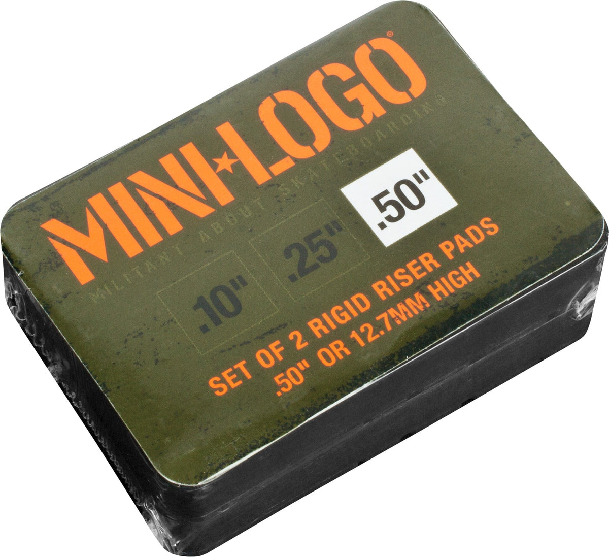Plastic Riser Pads Mini Logo | 1/2