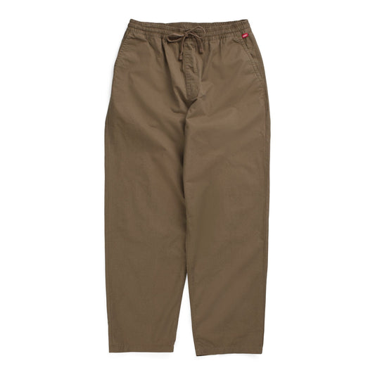 Vans | Range Baggy Tapered Pant - Elastic Waist Drawstring - Canteen