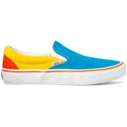Vans Slip-On Pro Simpsons Bart Blue/Yellow/Orange – THIS Skateshop