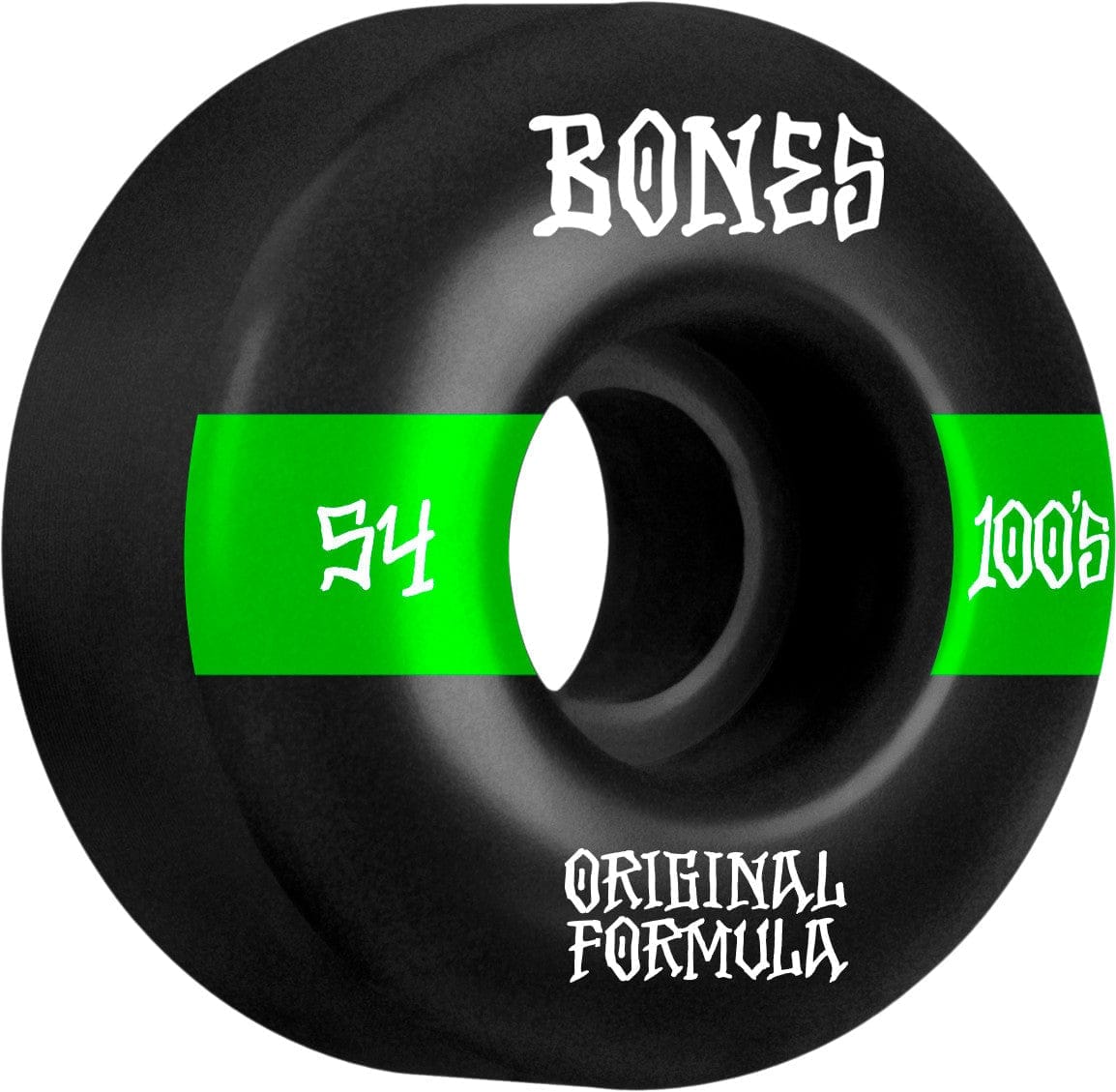 Bones | 100's - 54mm/100a V4 Wide - Black/Green