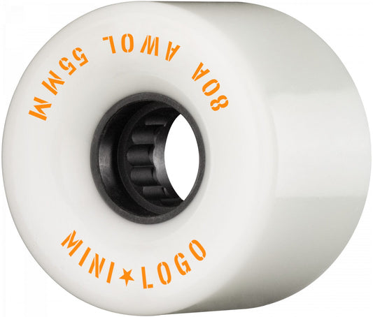 Mini-Logo | 55mm/80a AWOL Wheels - White
