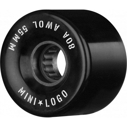 Mini-Logo | 55mm/80a AWOL Wheels - Black