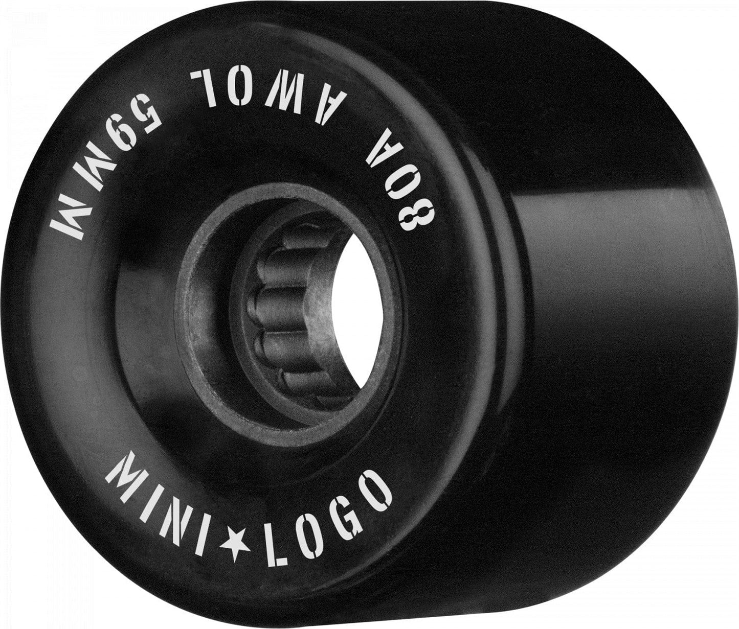Mini-Logo | 59mm/80a AWOL Wheels - Black