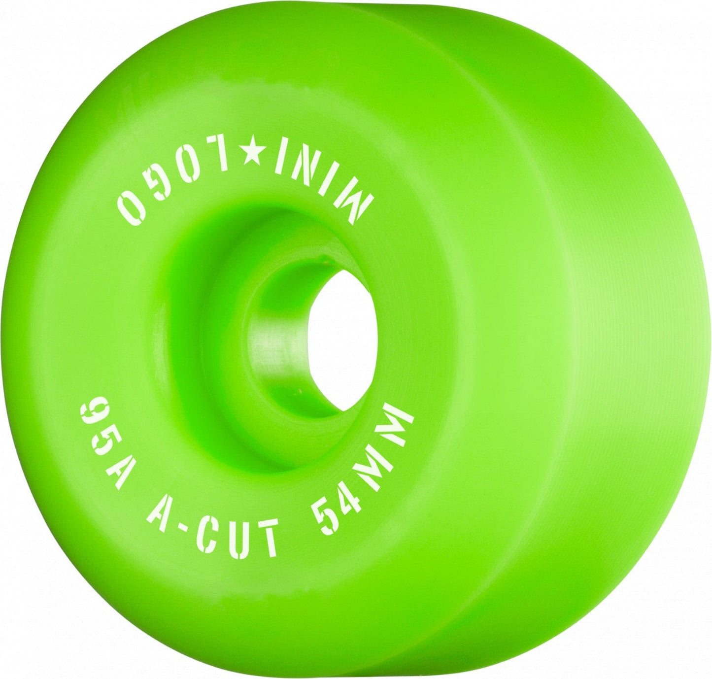 Mini Logo | 54mm/95a Green - Conical Shape