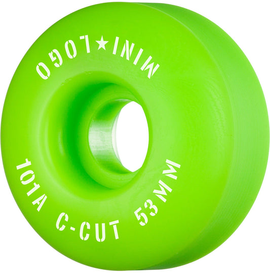 Mini Logo | 53mm/101a Round Shape - Green