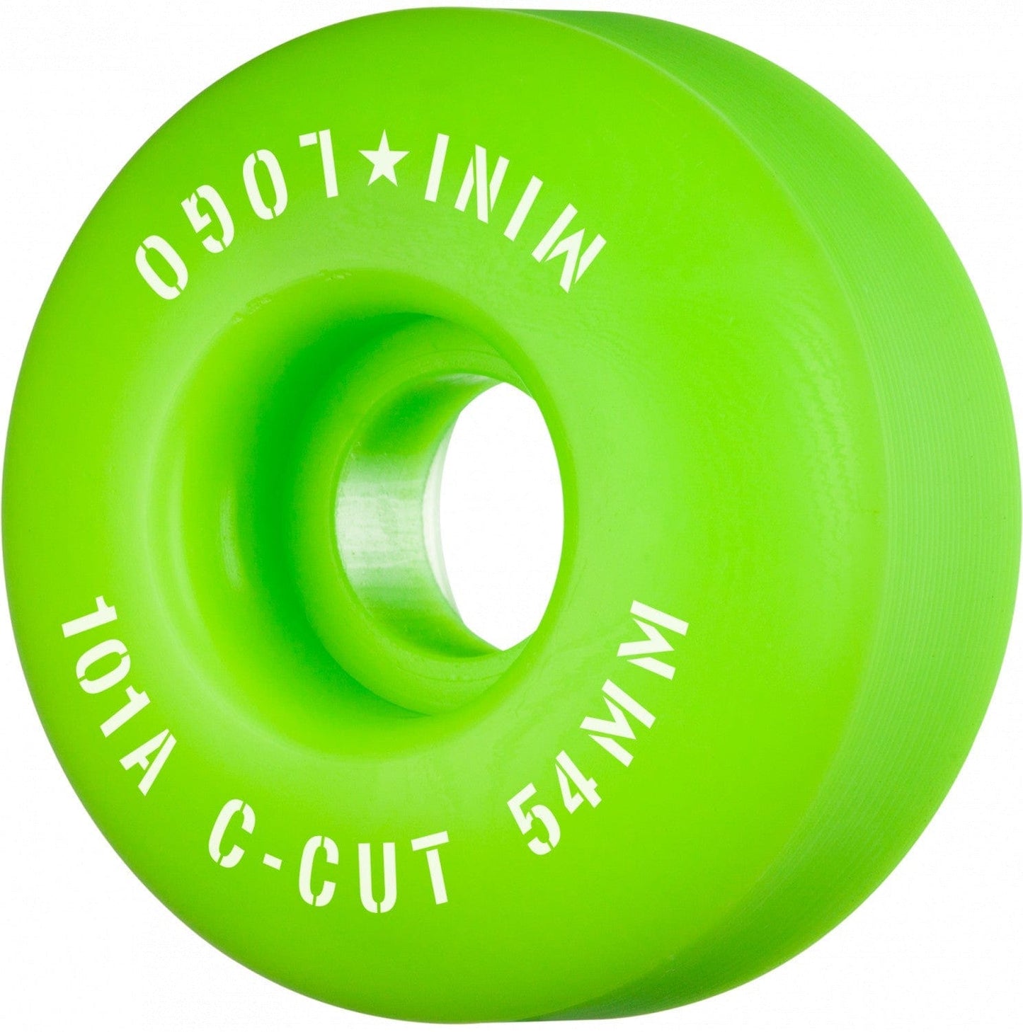Mini Logo | 54mm - 101a - Green - Round Shape