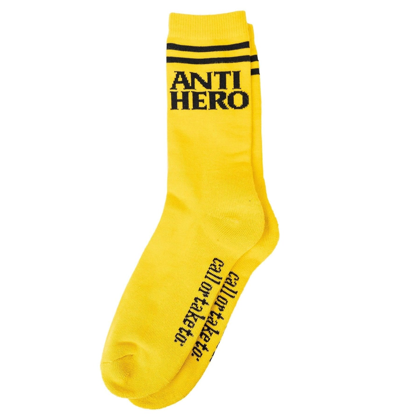 Anti-Hero | If Found Socks - Black/Yellow