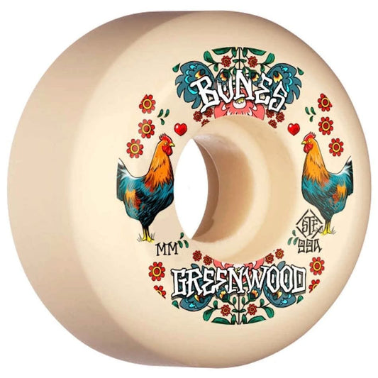 Bones | 52mm/99a STF - Greenwood Decoupe V5 Sidecut