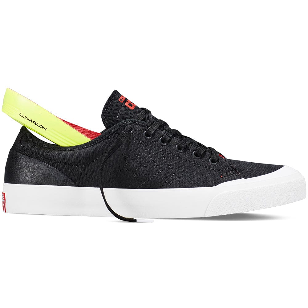 Converse CONS Sumner OX Black Casino Black Canvas Red Suede Underneath