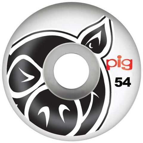 Pig Wheels | 54mm/101a Proline Shape - White