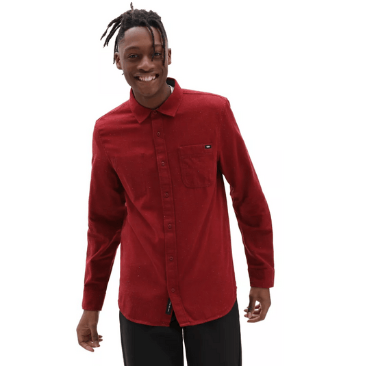 Vans | Jacobson Longsleeve Buttondown - Pomegranate