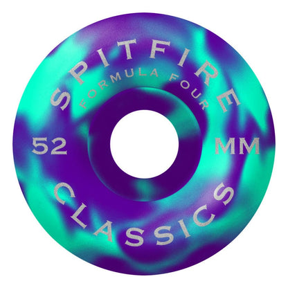 Spitfire | 52mm/99a Forumula Four - Purple/Teal Swirl Classic Shape