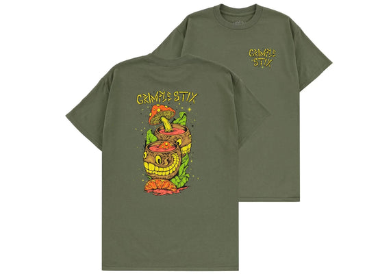 Anti-Hero | Grimple Stix Vacation Tee - Military Green