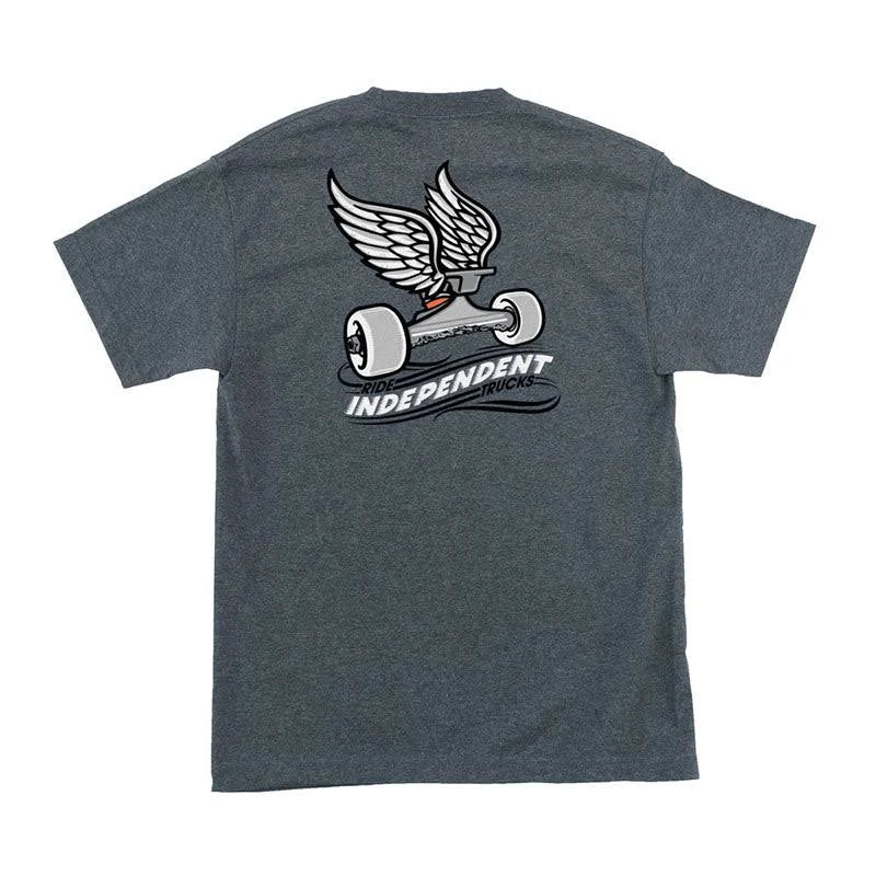 Independent | Take Flight Shirt - Charchoal Heather