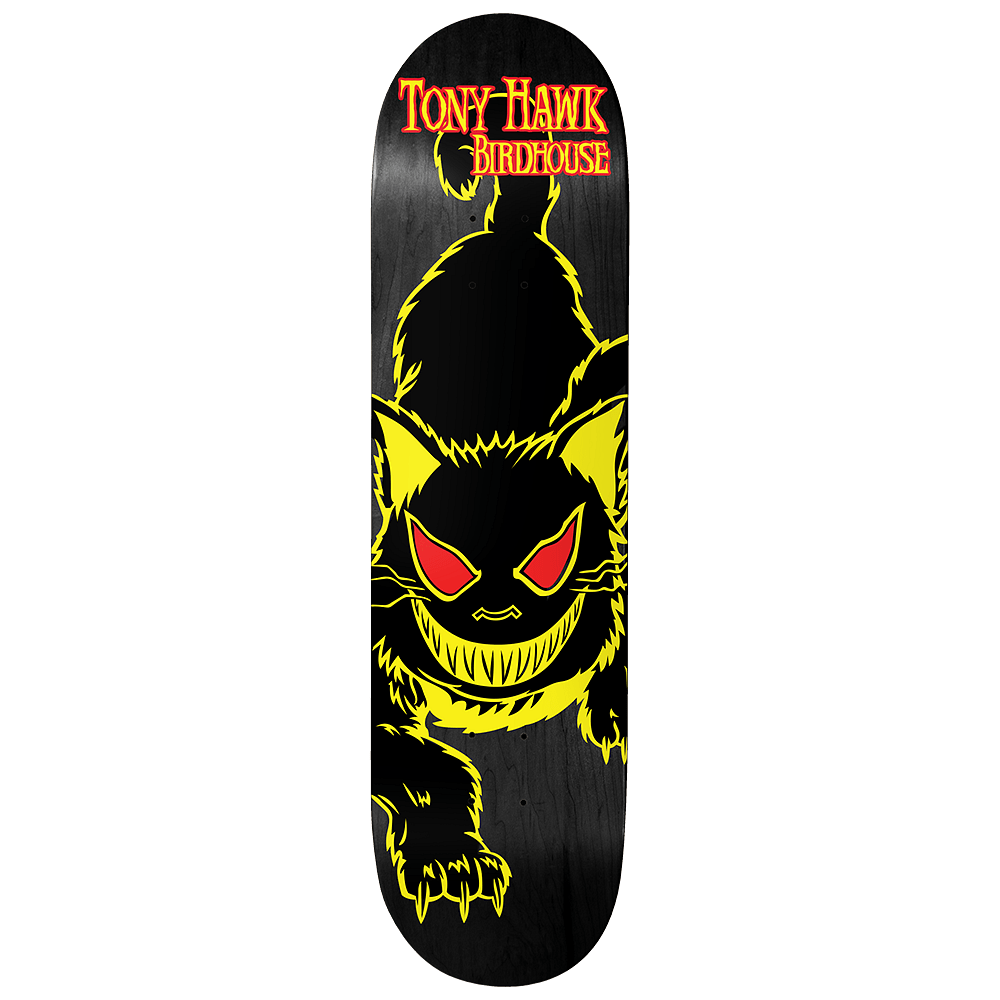 Birdhouse | 8” Evil Cat Yellow Deck