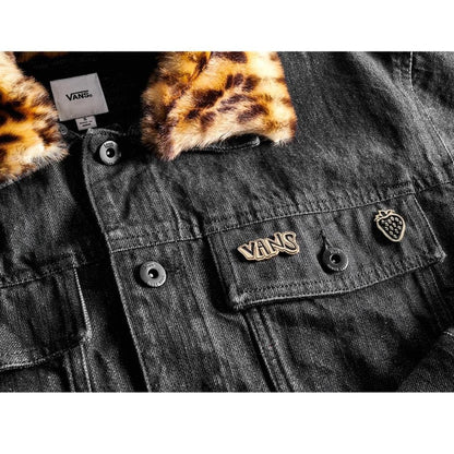 Vans Cher Strauberry Denim Jacket Black – THIS Skateshop