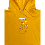 Frog | Not Interested Hoodie - Gold