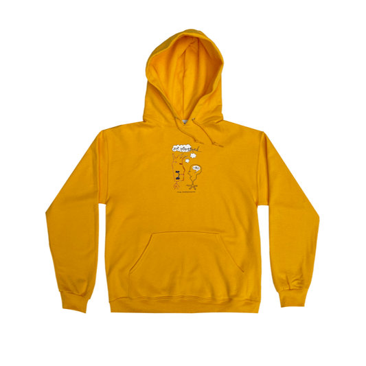 Frog | Not Interested Hoodie - Gold