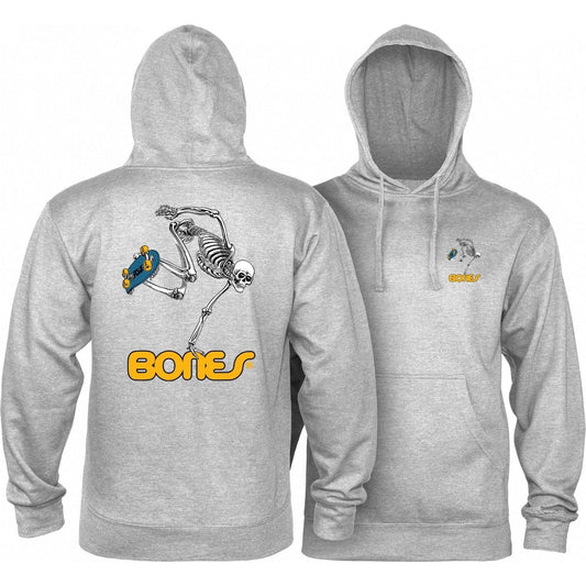 Powell Peralta | Skateboard Skeleton Mid Weight Pullover - Gray Heather